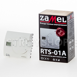Zamel Matec Терморегулятор механический, наружний монтаж, жк дисплей, радиус 2,5м (RTS-01) 